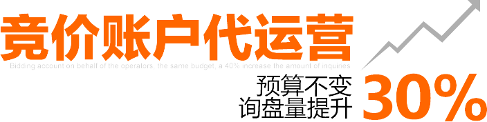 競價代運(yùn)營托管預(yù)算不變詢盤提升30%