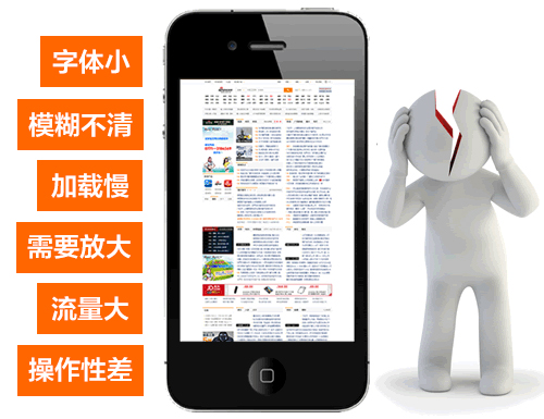  為什么手機網(wǎng)站的流量很大轉化率卻很低